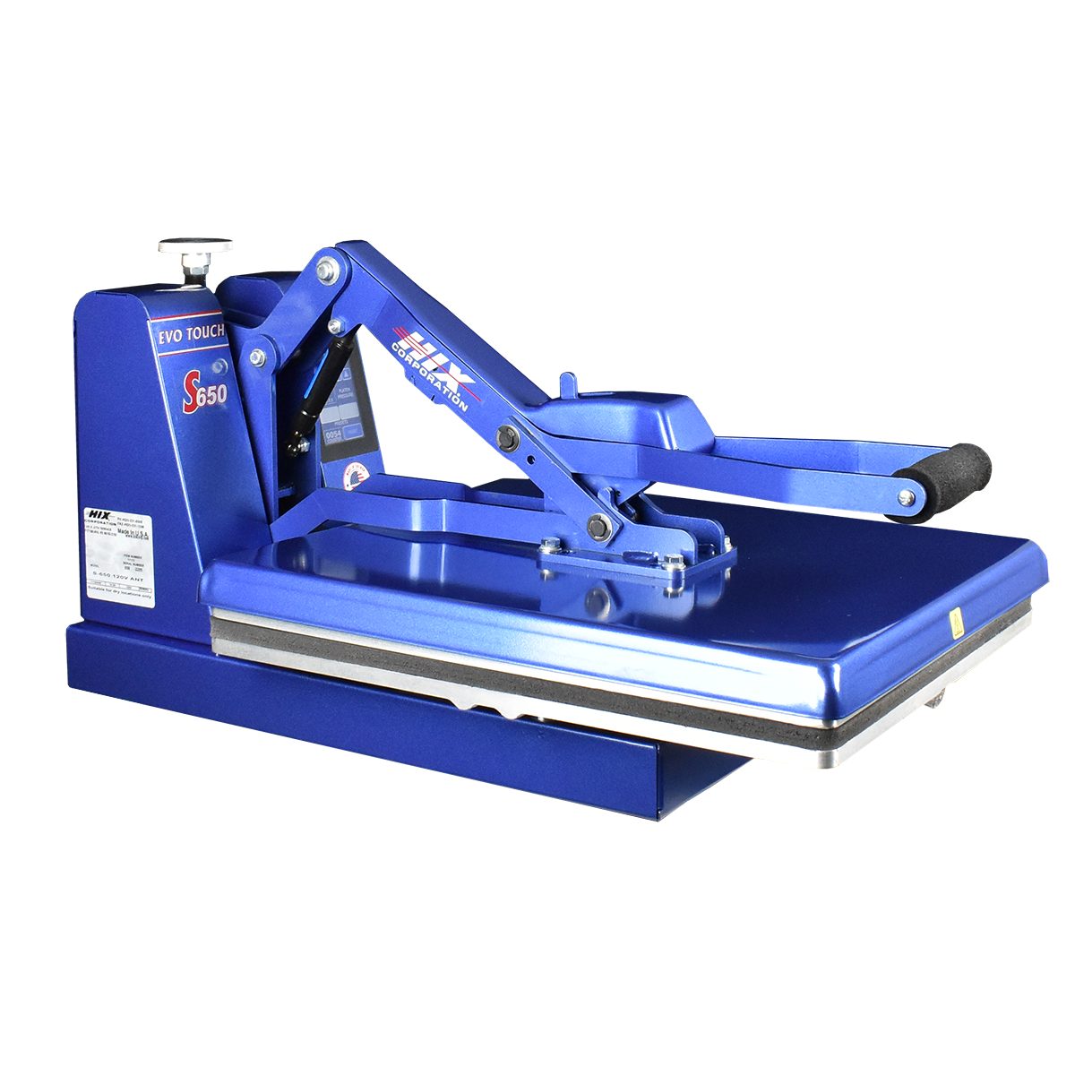HIX S-650 Semi-Automatic Clamshell Heat Press – 16" x 20" - ON SALE