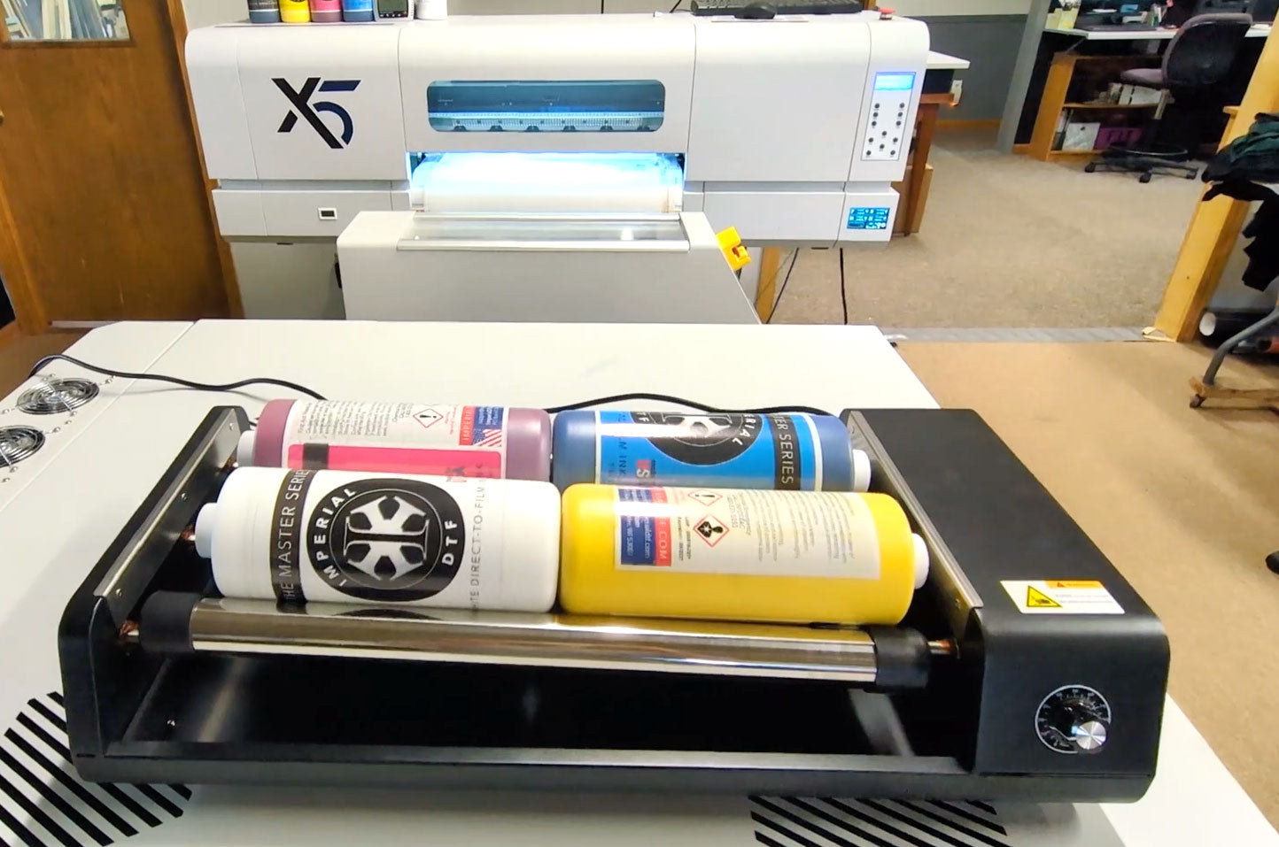 DTF Rock N' Roller Ink Mixer - Dual Motion to Prevent Ink Separation