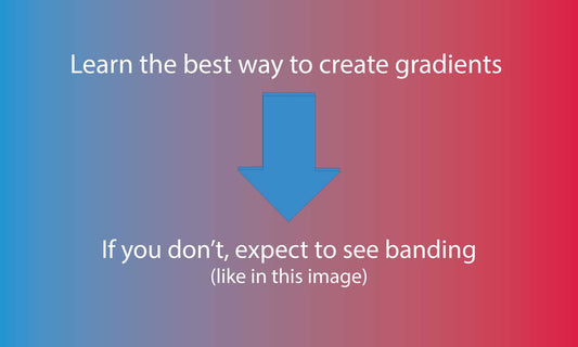 Is there Banding in your DTF Print that has Gradients? Here's how to fix it.