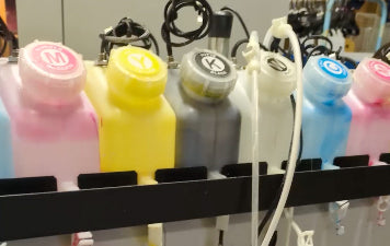 Can I switch out the ink in my DTF printer by myself?