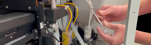 What to do if  your DTF printer gets air in the ink lines