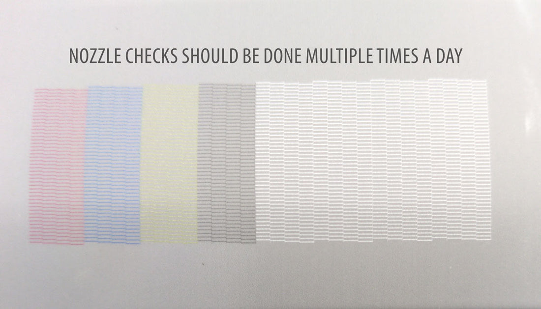 Are You Missing Nozzles on Your DTF Printer Nozzle Check?