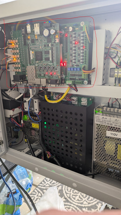 Placa base - 5 cabezales de impresión para la impresora DTF de BinterJet