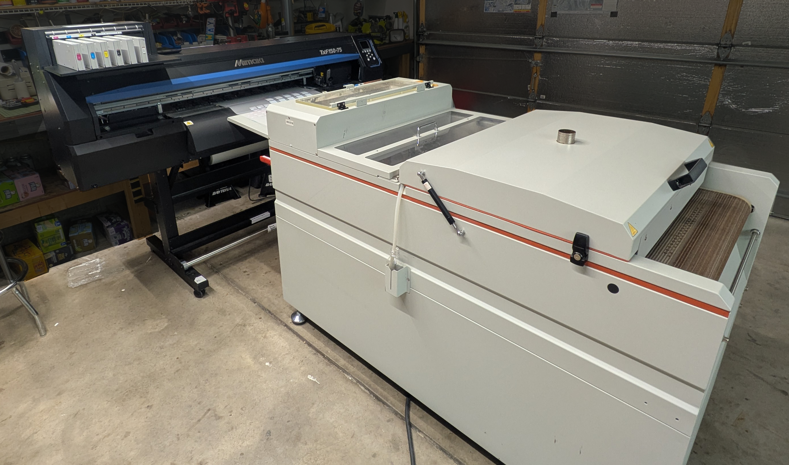 Mimaki DTF and Shaker Dryer